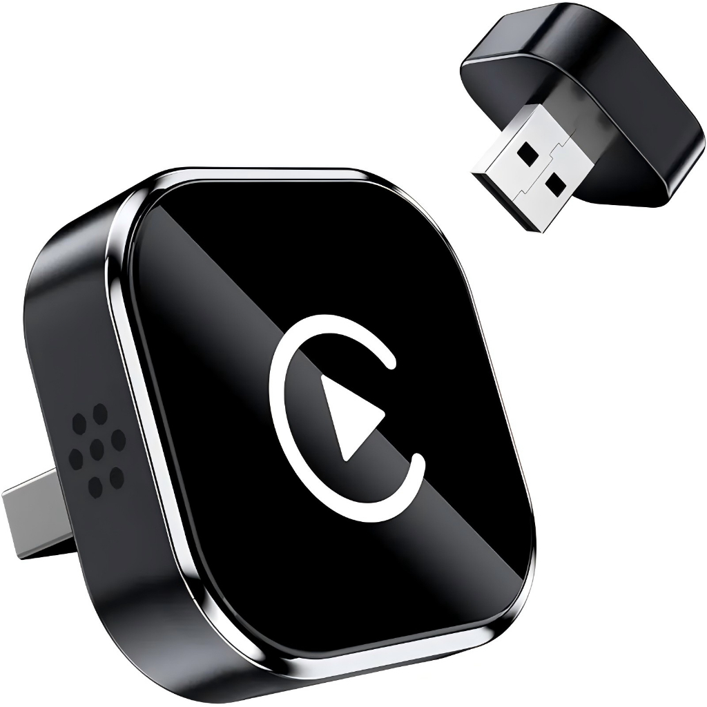 Novo 2026 Adaptador automotivo sem fio 2 em 1 CarPlay para iPhone e Android em Oferta na Shopee