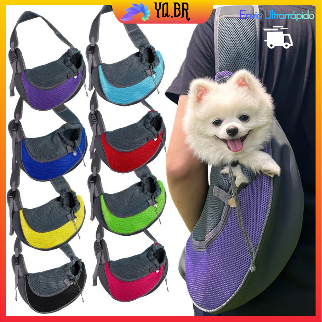 Bolsa de Ombro para Pet Cachorro e Gato Transversal Confortável e Prática para Transporte de Animais em Oferta na Shopee