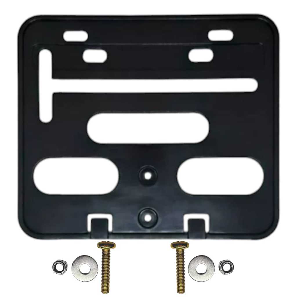 Suporte Placa Moto Moldura Medida Mercosul Cg Titan Fan 125 150 160 Start Nmax Cb Xre Xj6 Fazer Lander Pcx