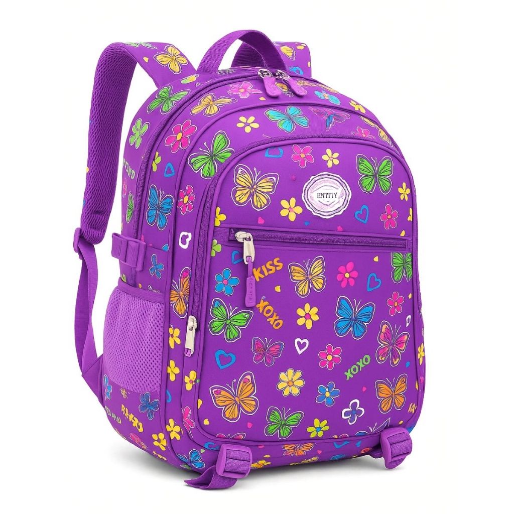 Mochila Escolar Juvenil Femenina Reforçada Estampada Grande em Oferta na Shopee