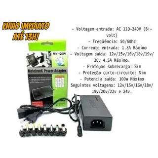 Fonte Carregador Universal Notebook Laptop Computador em Oferta na Shopee