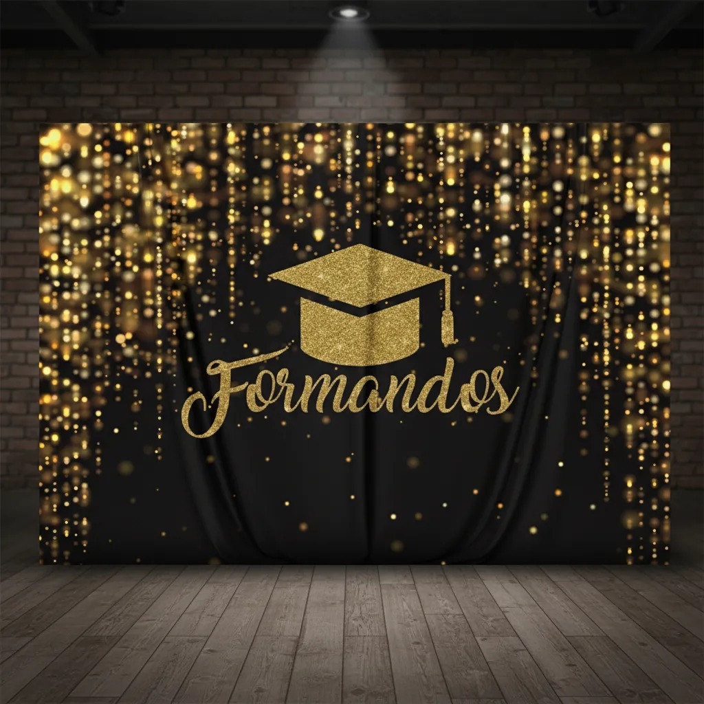 Fundo Fotográfico Em Tecido Formatura 2,20 X 1,50