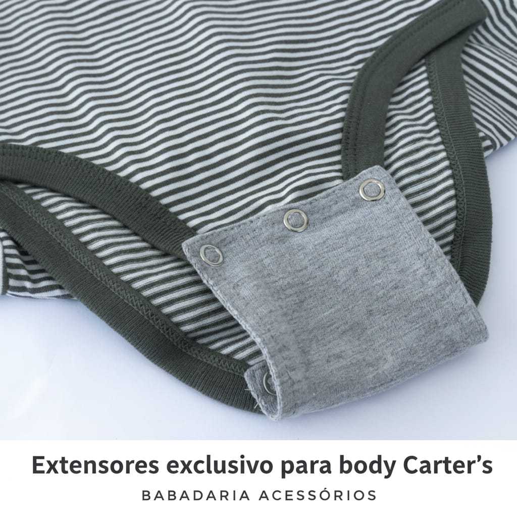 Extensor de Body Universal com 3 botões (Carter´s e Importados) kit com 3 Unidades em Oferta na Shopee