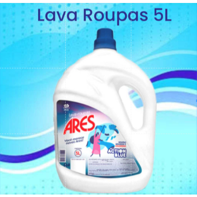 Lava Roupas Líquido 5 Litros – Limpeza Profunda e Perfume Intenso