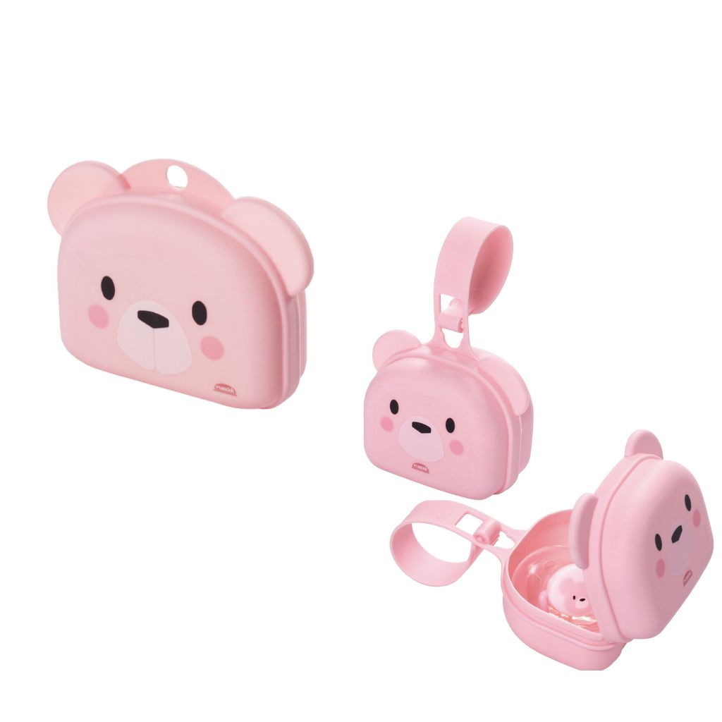 Kit 2 Peças Porta Chupeta e Saboneteira Para Bebê Infantil Plastico