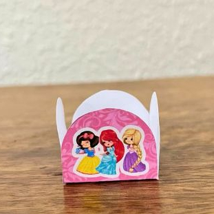 Forminha para doces PRINCESAS CUTE personalizadas / Festa Aniversário Infantil/ Lembrancinhas