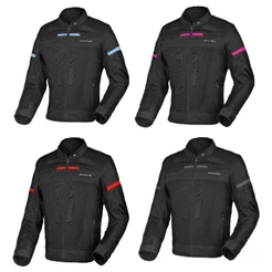 JAQUETA DE MOTO VENT MASCULINA FEMININA SHIVER VENTILADA PARA CALOR COM PROTEÇÃO BOLSOS POLIÉSTER REFLETIVA CONFORTÁVEL