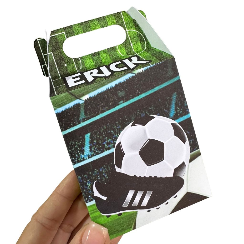 KIT Caixinhas Maletinha FUTEBOL l Lembrancinha festa - Vários Temas - Personalizado Com NOME e IDADE - ENVIO MAIS RÁPIDO
