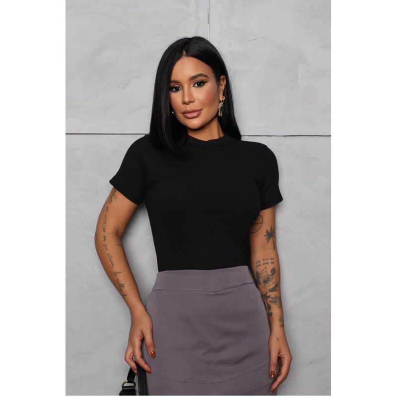 Blusa Feminina Ricabana Canelada Tamanho Único – Básica, Confortável e Estilosa