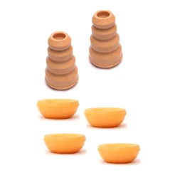 Kit Batente Coxim Amortecedor Traseiro Civic 2001 A 2005