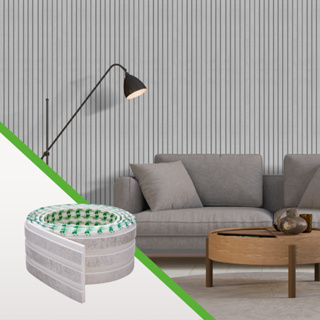 Painel Ripado Autocolante Urban White – Aplique Você Mesmo | Meu Rodapé | Fácil Instalação em Oferta na Shopee