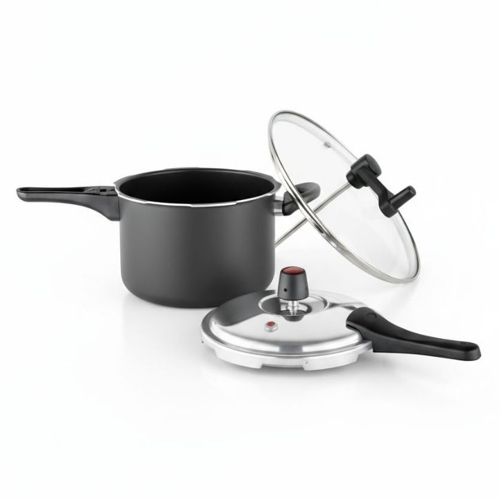 Jogo Panela Pressão Pipoqueira Antiaderente Tampa Vidro Tampa Pressão em Oferta na Shopee