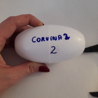 BÓIA CORVINA - TAMANHOS 0, 1, 2 ou 3 c/ 10 unidades - isopor flutuador (ver tamanhos na descrição) em Oferta na Shopee