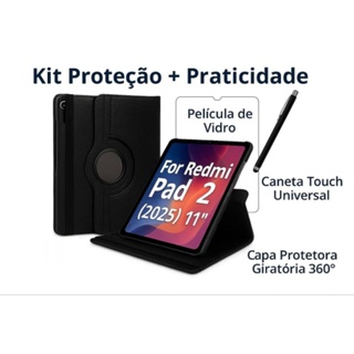 Kits de Capa Giratória Para Xiaomi Redmi Pad 2 11 Polegadas em Oferta na Shopee