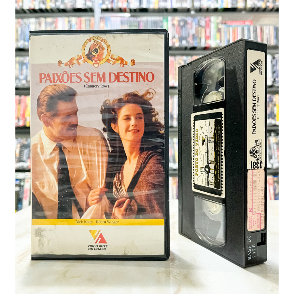 VHS Paixões Sem Destino (1982) - LEGENDADO - Nick Nolte Debra Winger - Original - Fita Filme - Vídeo Arte do Brasil