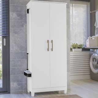 Armário Multiuso 2 Portas De Giro 4 Ganchos Jade Moval em Oferta na Shopee