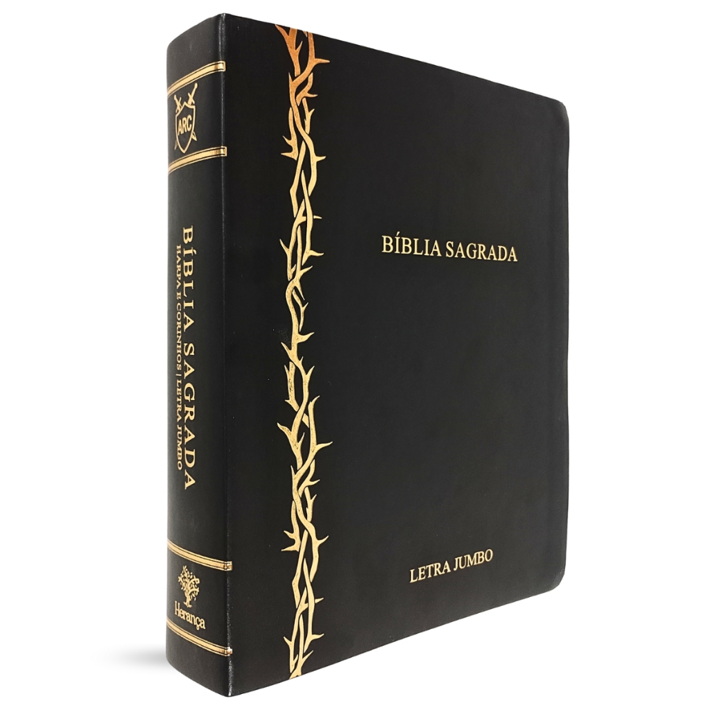 Bíblia | Jumbo | Capa Luxo | Preto