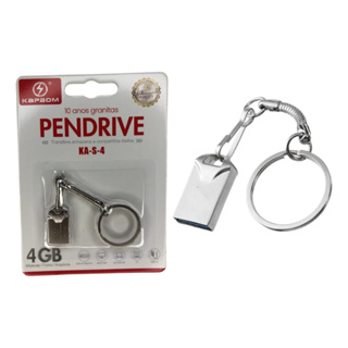 Mini Pendrive Kingdrive Kapbom Original – Chaveiro Metálico USB 2.0 (4GB a 16GB) em Oferta na Shopee