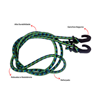 Vitacabos kit 10 Elásticos de Bagageiro 2 metros ponteira de plástico. em Oferta na Shopee