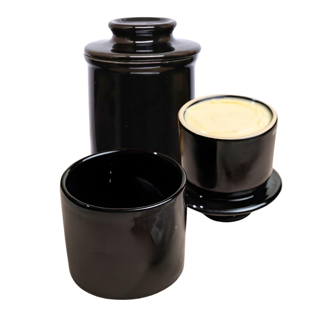 Manteigueira de Porcelana Preta: Onde Comprar | BuscaProdutos