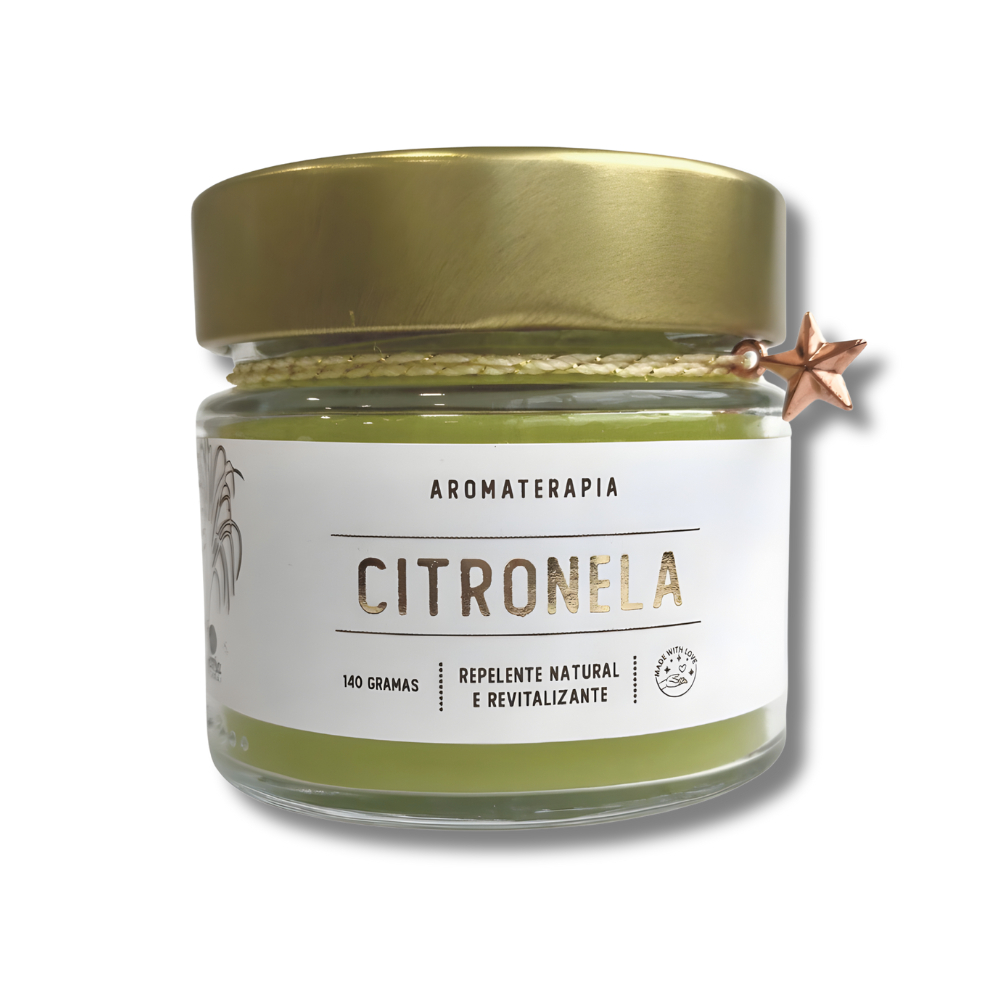 Vela Aromática Citronela Repelente Natural Anti Mosquito para Casa em Oferta na Shopee