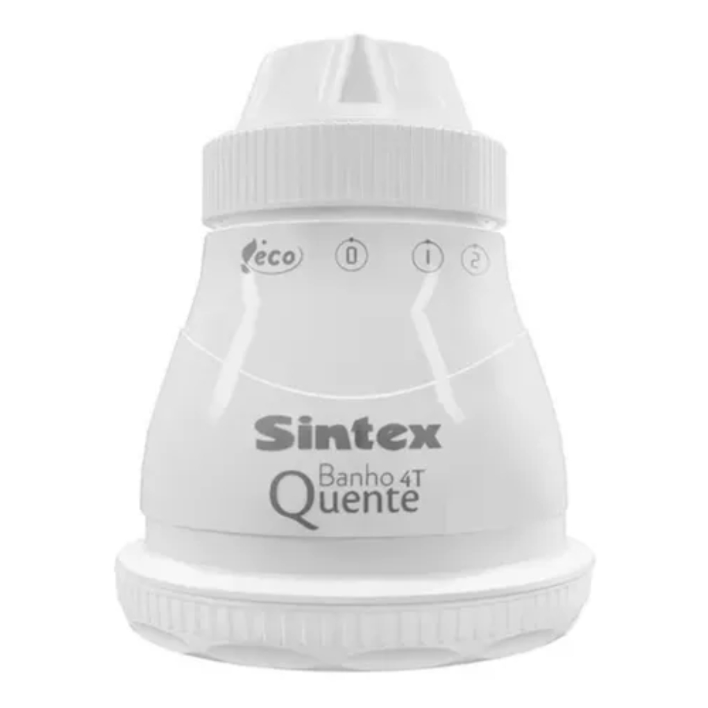Kit Chuveiro  Banho Quente 4t Sintex + Braço PVC 30cm + Fita Isolante 5 Metros + Veda Rosca 18mmx10m
