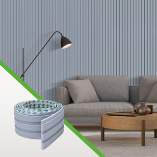 Painel Ripado Laminado de EVA 10cm Azul – Linha Play | Fácil Instalação e Aplique Você Mesmo em Oferta na Shopee