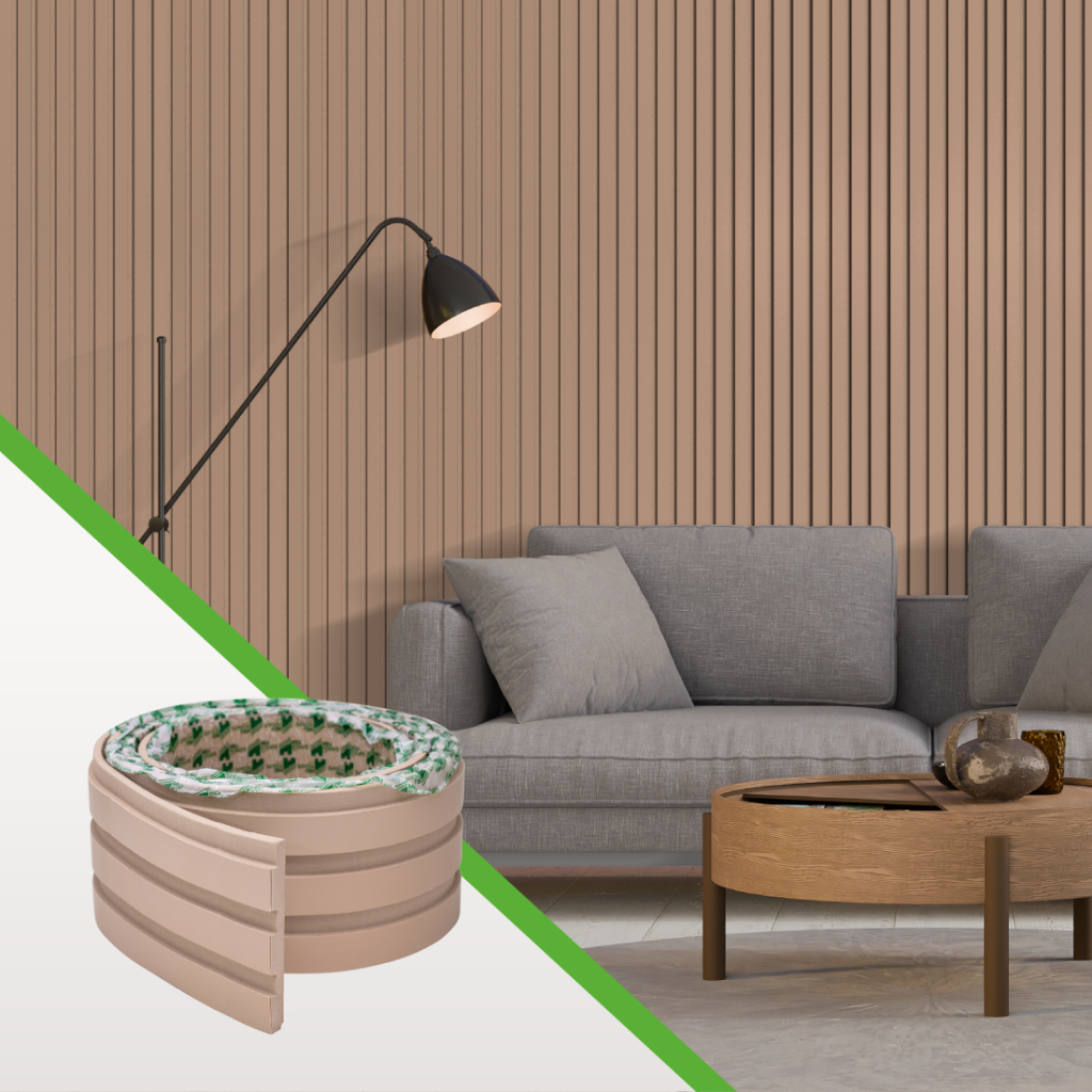 Painel Ripado EVA Autocolante Linha Play Creme – Meu Rodapé | Decoração Moderna e Fácil Instalação em Oferta na Shopee