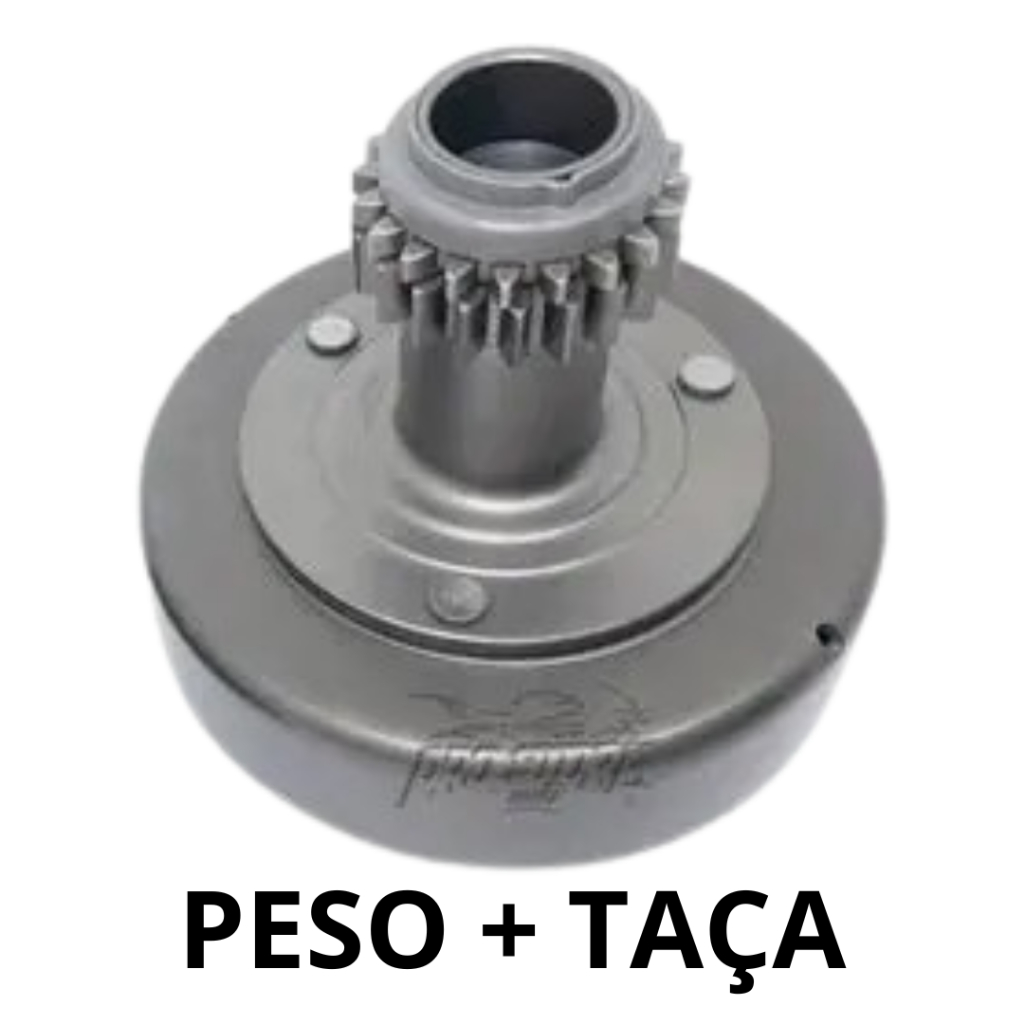 Embreagem Primária \ Automática da Biz 125 2005 2006 2007 2008 Com Peso + Taça Modelo Original