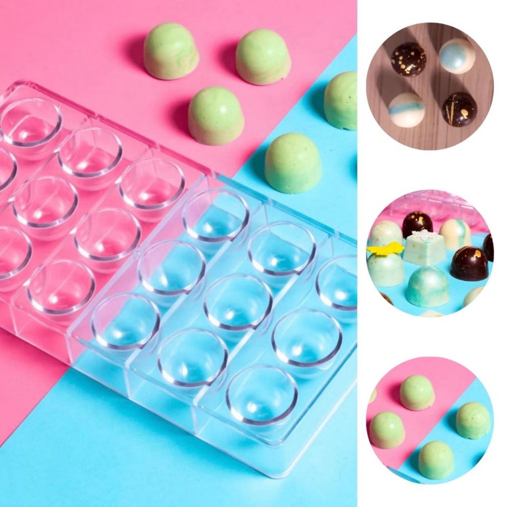 FORMA PARA CHOCOLATE PROFISSIONAL TRUFA  20 g TÁBATA ROMERO  (BLUE STAR) em Oferta na Shopee