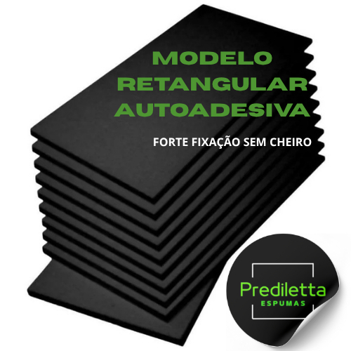 Espuma Acústica Antichamas 10 Placas 50x25x5cm Lisa - Autoadesiva em Oferta na Shopee