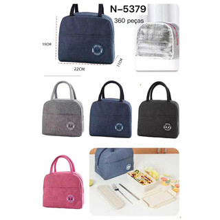 Bolsa Térmica de Almoço Feminina e Masculina · Marmiteira Portátil Impermeável com…