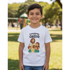Camiseta Crescendo com Cristo, Ministério infantil