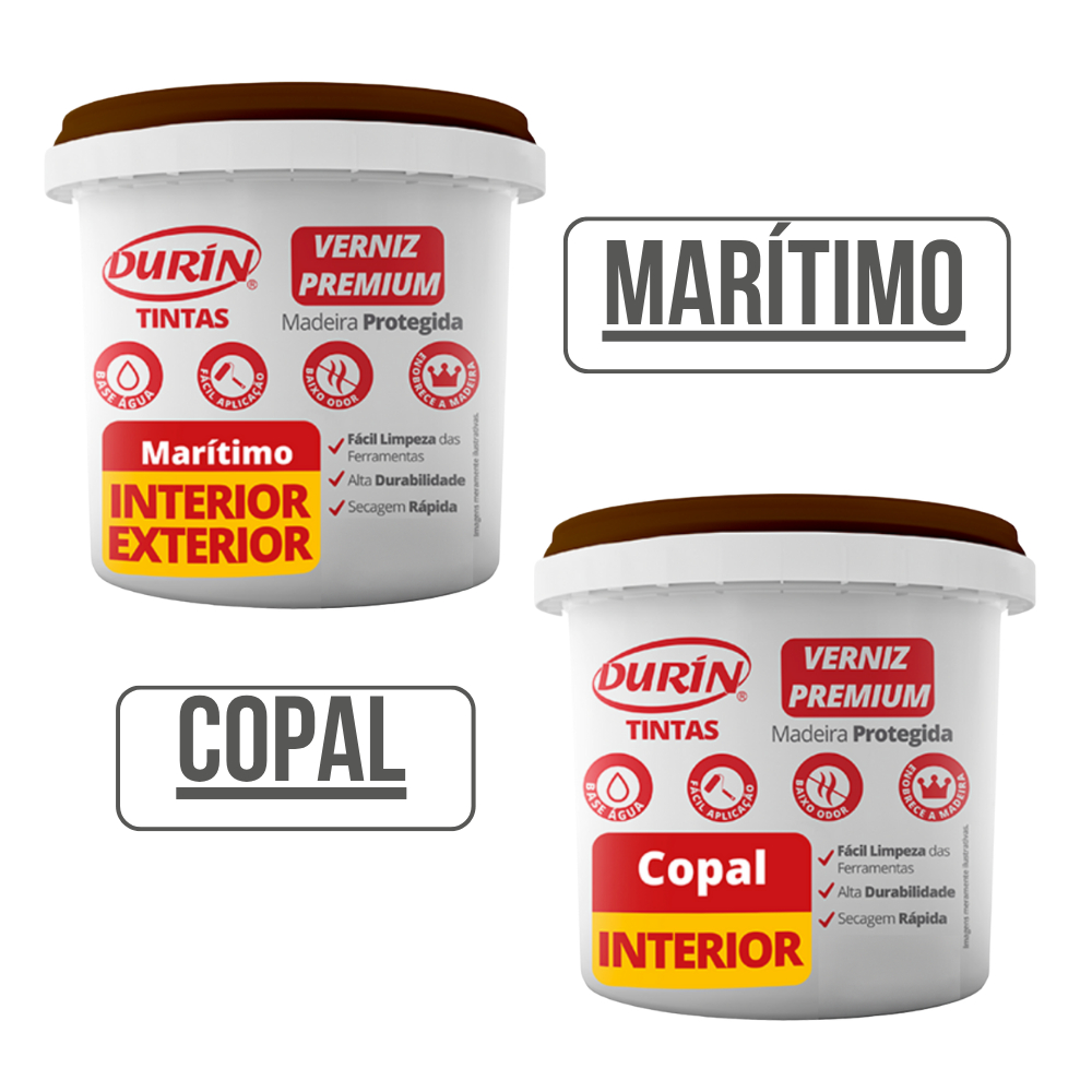 Verniz Brilhante Incolor / Cerejeira / Cedro / Mogno / Imbuia / Ipê Copal e Marítimo Durín em Oferta na Shopee