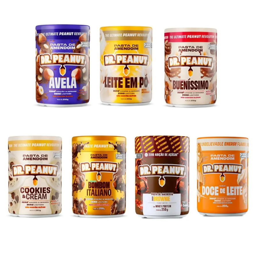 Pasta de Amendoim Dr Peanut 250Gr Sabores