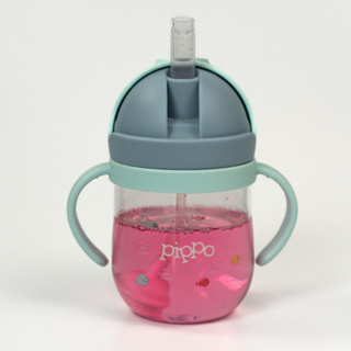 Copo de Treinamento Transição Bebe Infantil 250ml Com Alça E Canudo Antivazamento Para Beber Deitado Sem BPA | Pippo em Oferta na Shopee