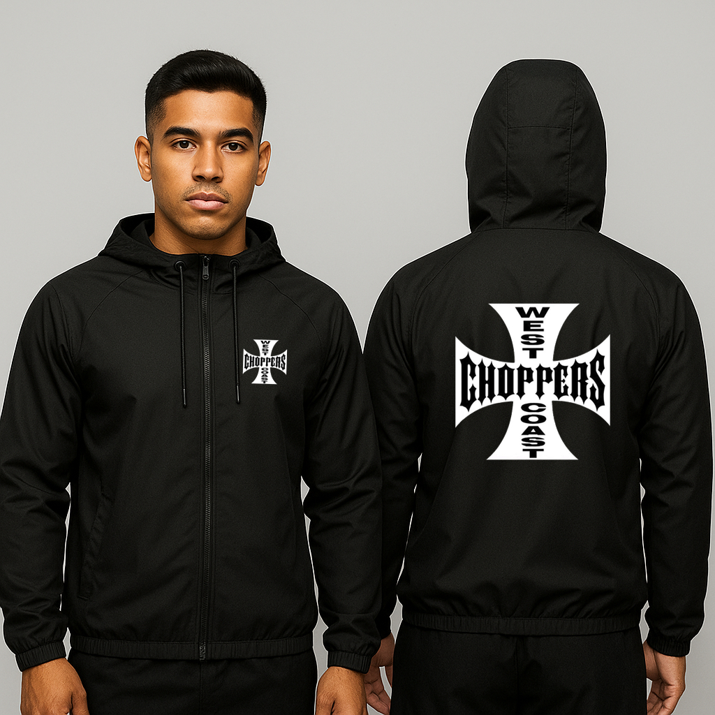 Jaqueta Corta Vento Masculina West Choppers Blusão Premium Fitness Academia Lançamento