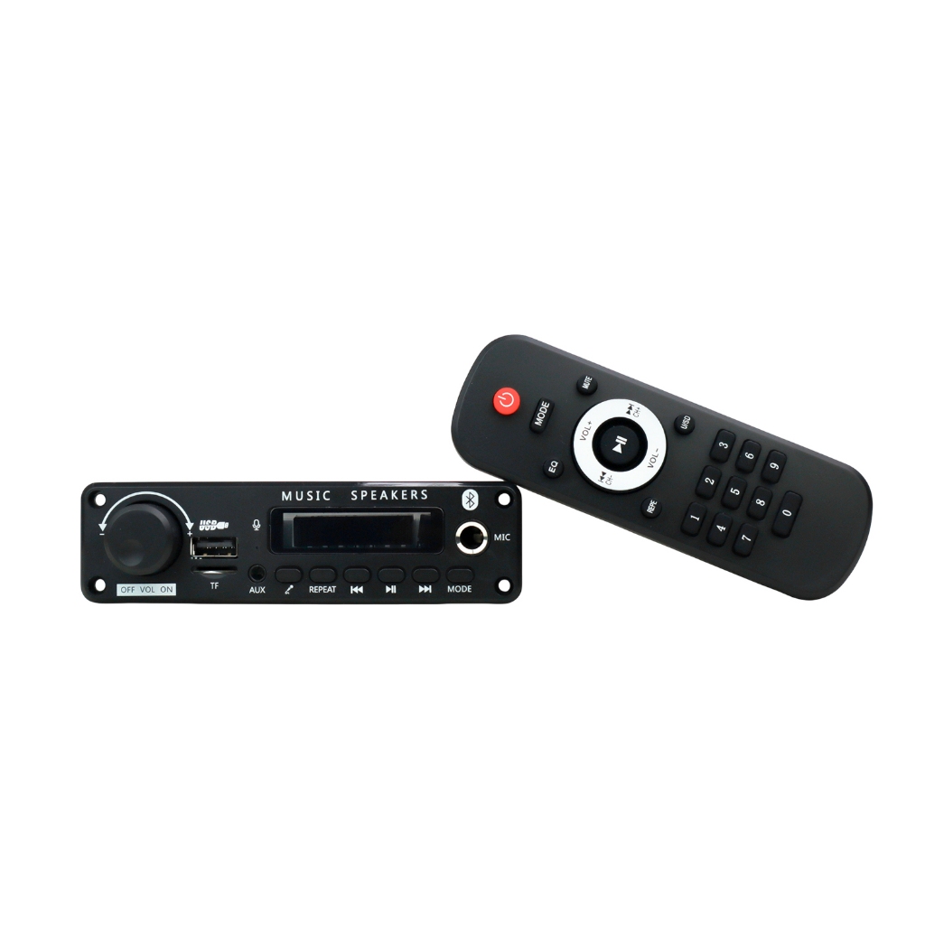 Placa Amplificadora Bluetooth MP3 com 200W – Completa com Rádio, Entrada Microfone e Controle Remoto