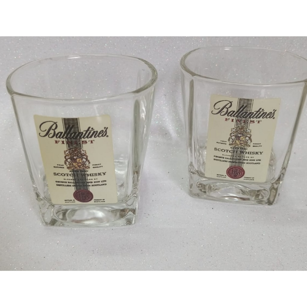 Kit 2 Copos De  Whisky Ballantines 275 Ml Vidro