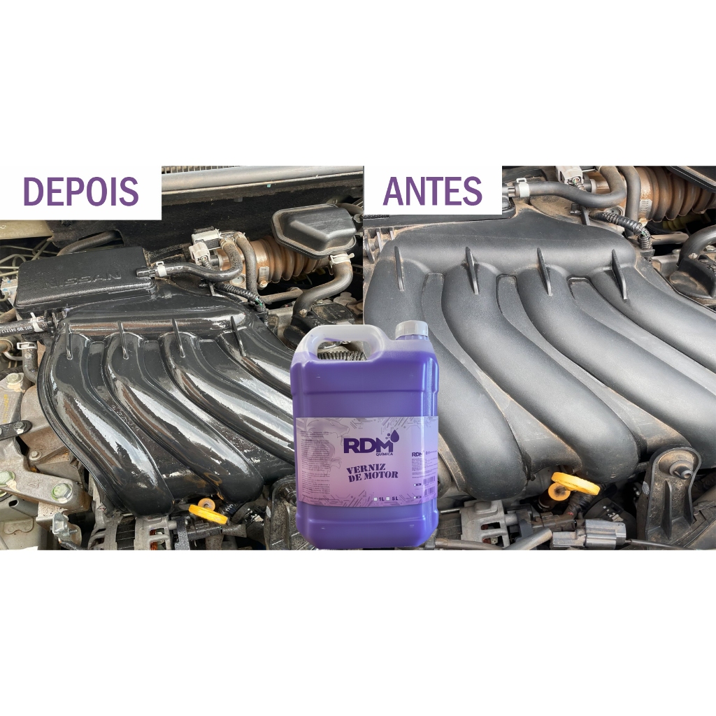 Verniz Finalizador RDM Acabamento para Motor, Suspensão e Chassis 5L