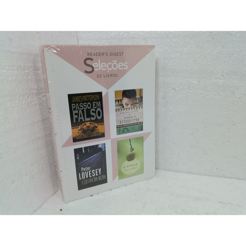 Reader’s Digest Seleções de Livros: Passo em falso; De batom, no Afeganistão; Teatro do Medo; O Pomar