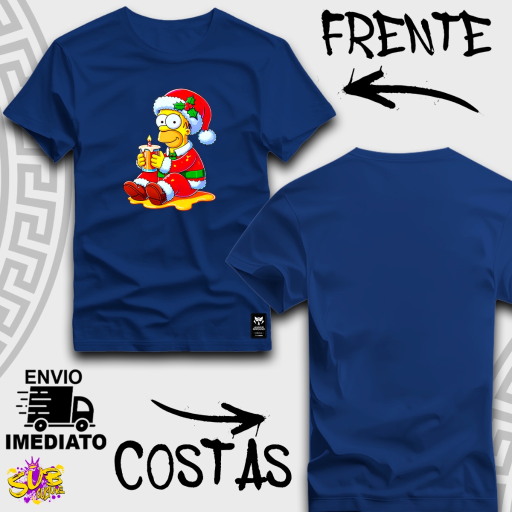Camiseta T-shirt Natalina🎅Unisexx ''NOEL FOFINHO''Alta Qualidade Confort Premium Envio Rapido - 929