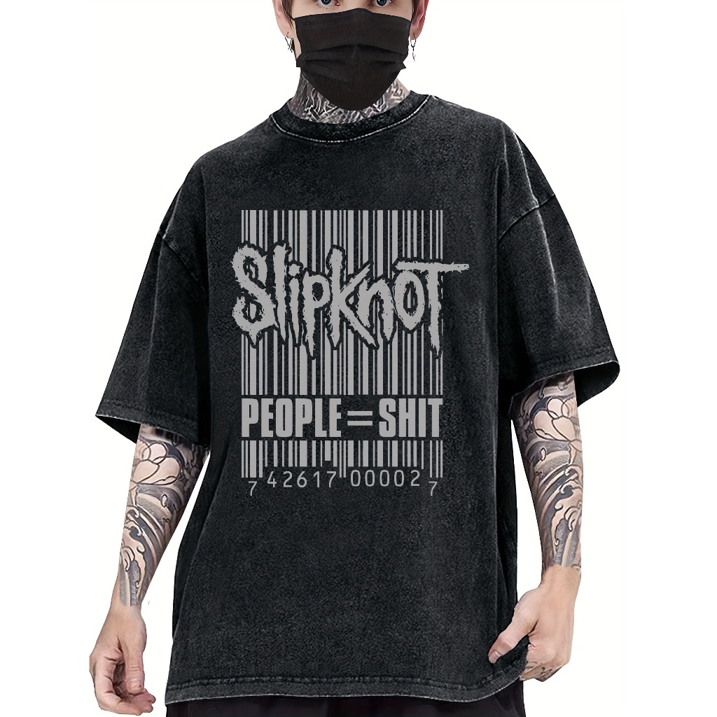 Camiseta Unissex "Slipknot Code bar"