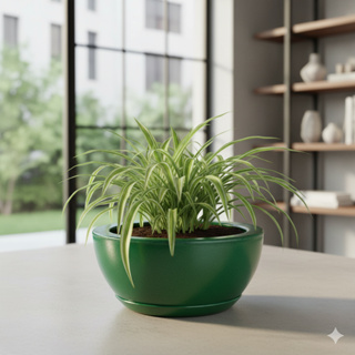 Vaso Bacia Redondo Luxo N1 Polido e Liso com Prato Coletor Ideal para sala | Jardim em Oferta na Shopee