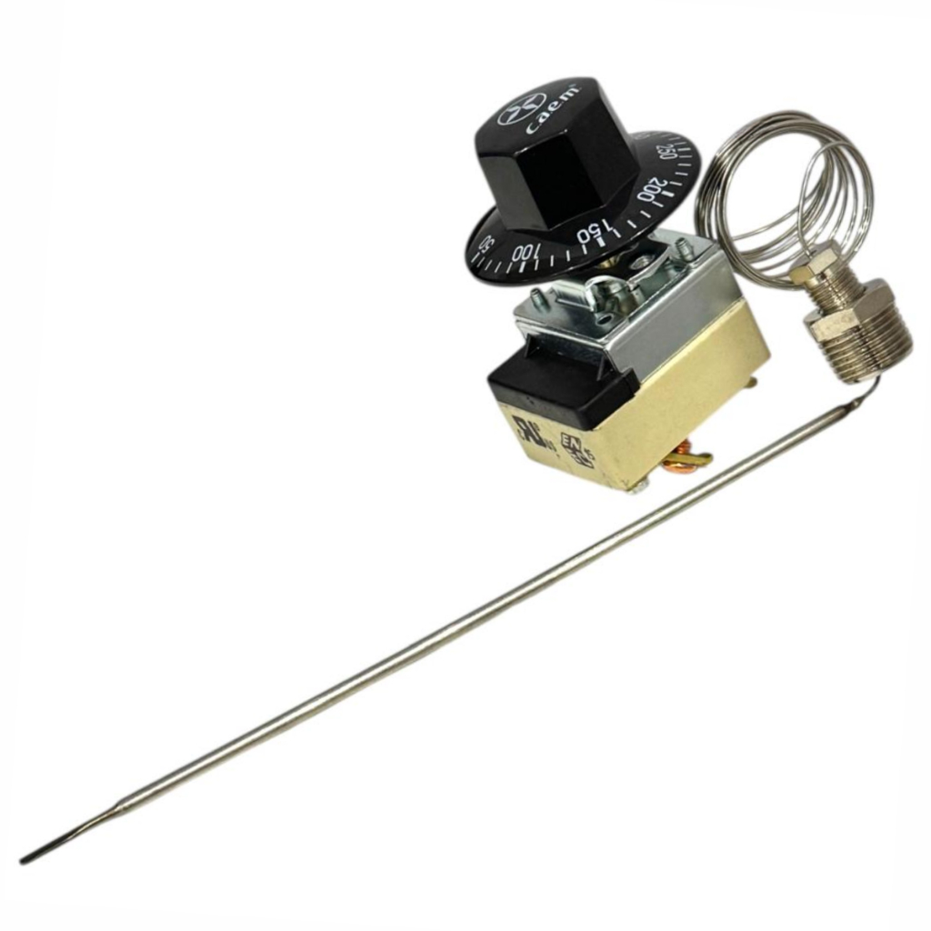 Termostato Caem Para Forno E Fritador Eletrico 50 A 300°c 30a Com Bucha 3/8