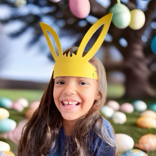 kit Máscara Coelho tiara  Eva com elástico, festa, criança, decoração, escola em Oferta na Shopee