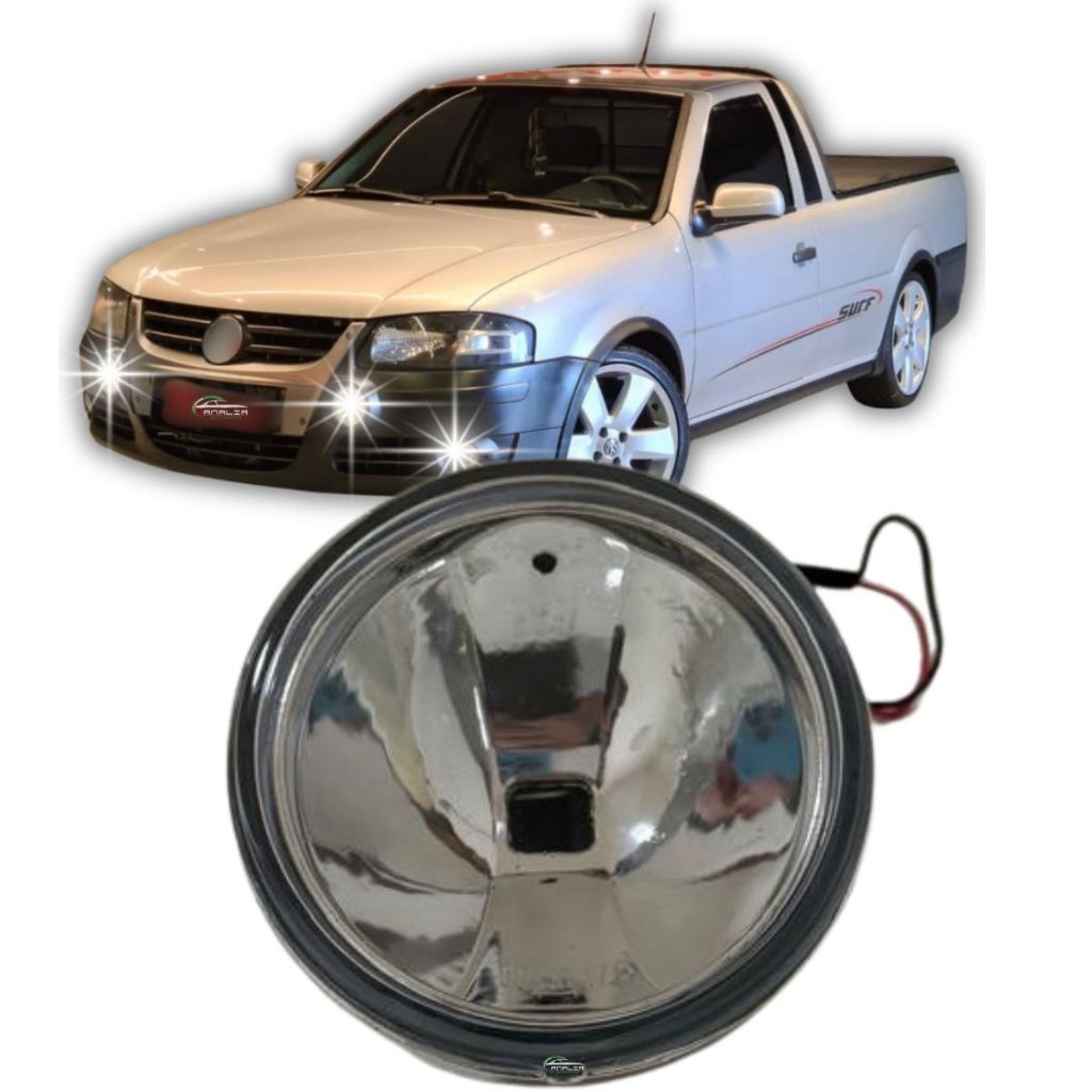 Farol Milha Neblina Auxiliar Superior Crossfox 2003 à 2009 Gol Parati G4 Rallye 2005 à 2008 Saveiro G4 Surf 2004 à 2008