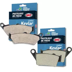 Kit Pastilhas de Freio Himalayan 450 2024-2026 / Cb 500 Antiga 1997-2005 Ecopads Vaz