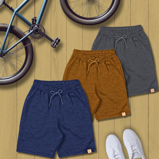 Kit com 3 Bermudas Moletom Masculinas Infantil com 2 Bolsos | 100% Algodão em Oferta na Shopee