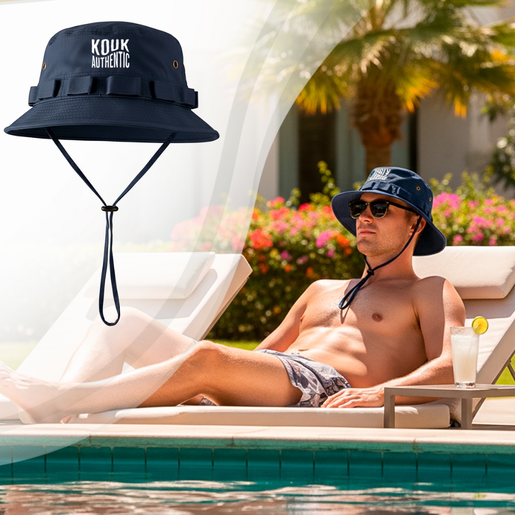 Chapéu Estilo Militar Cata Ovo Bucket Pesca Camping Aventura Trilha Verão Praia Moda Blogueiro